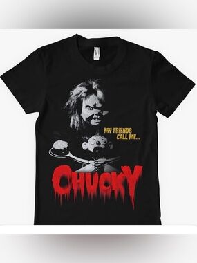 Chucky Child’s Play My Friends Call Me Chucky Black T-Shirt